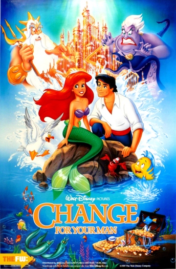 the little mermaid change for your man